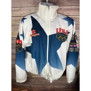 Vintage 1996 USA Olympic Jacket – Men’s Large – Champion – Atlanta Summer Games